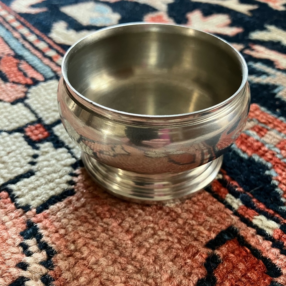 EUC Williamsburg pewter open salt
